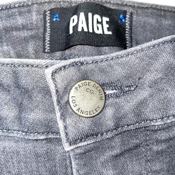 Gray PAIGE Verdugo Ultra Skinny Jeans - Picture 6 of 11